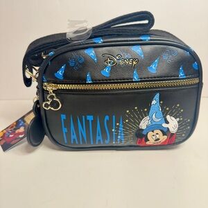 NWT. Disney Fantasia crossbody bag featuring Sorcerer Mickey Mouse by Primark